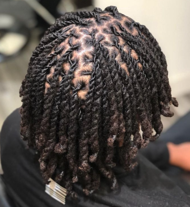 Locs Retwist 2 Strands